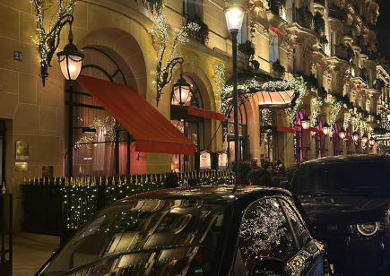 Palace parisien de nuit