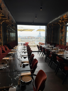 Restaurant avec vue sur Paris